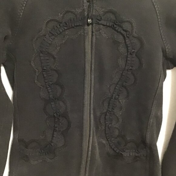 Lululemon Cuddle Up Jacket *Ruffle Black Size 4 - Picture 10 of 16